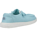 HEYDUDE Wendy Canvas Mocassini Turchesi In Cotone Al 100% Da Donna