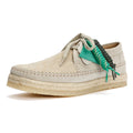 Pompeii Weaver Scarpe Stringate Beige In Camoscio Da Uomo
