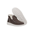 HEYDUDE Denny Wool Faux Shearling Stivali Da Donna Color Noce