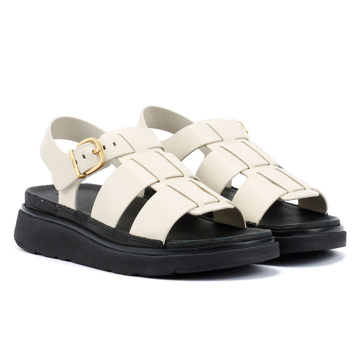 FitFlop GEN-FF Fisherman Sandali Da Donna In Pelle Beige