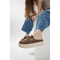 HEYDUDE Austin Lift Classic Muli Leopardati Marroni In Pelle Da Donna