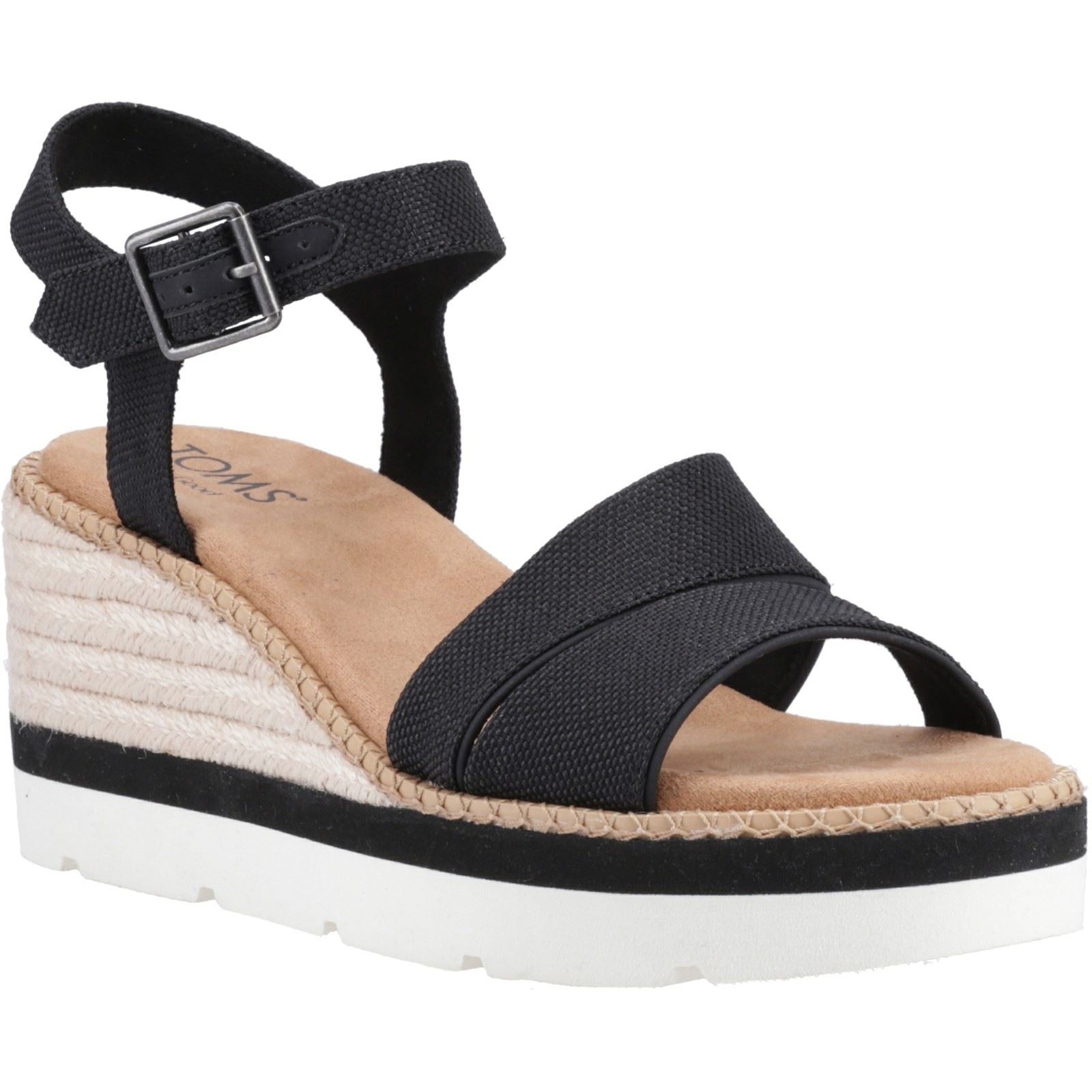 TOMS Darya Sandali Neri Da Donna In Sintetico