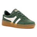 Gola Grandslam Sneakers Verdi In Camoscio Da Donna