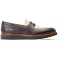 Base London Sid Scarpe Da Uomo In Pelle Marrone/Beige