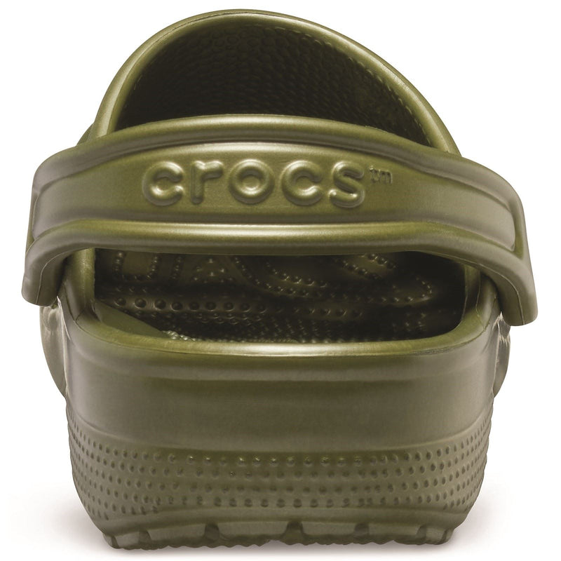 Crocs Classic Croslite Rubber Slides Military Green
