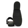 TOMS Mae Crossover Sandali Neri In Pelle Da Donna