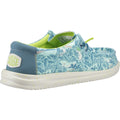 HEYDUDE Wally H2O Tropical Scarpe Da Barca Tropicali Blu Da Uomo