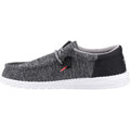 HEYDUDE Wally Funk Open Mesh Scarpe Da Barca Nere/Bianche Da Uomo