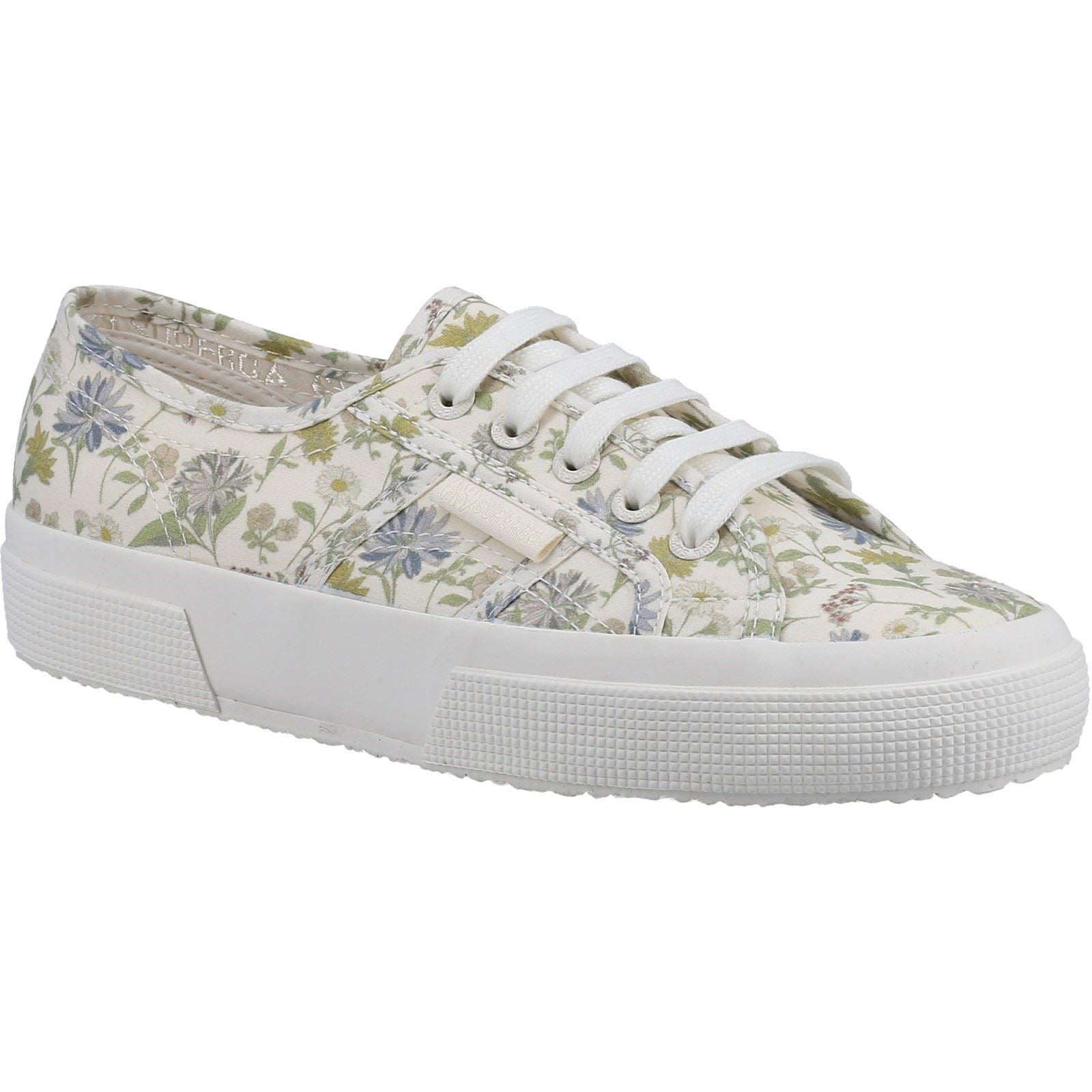 Superga 2750 Floral Print Sneakers Da Donna In Cotone Bianco/Stampa Floreale