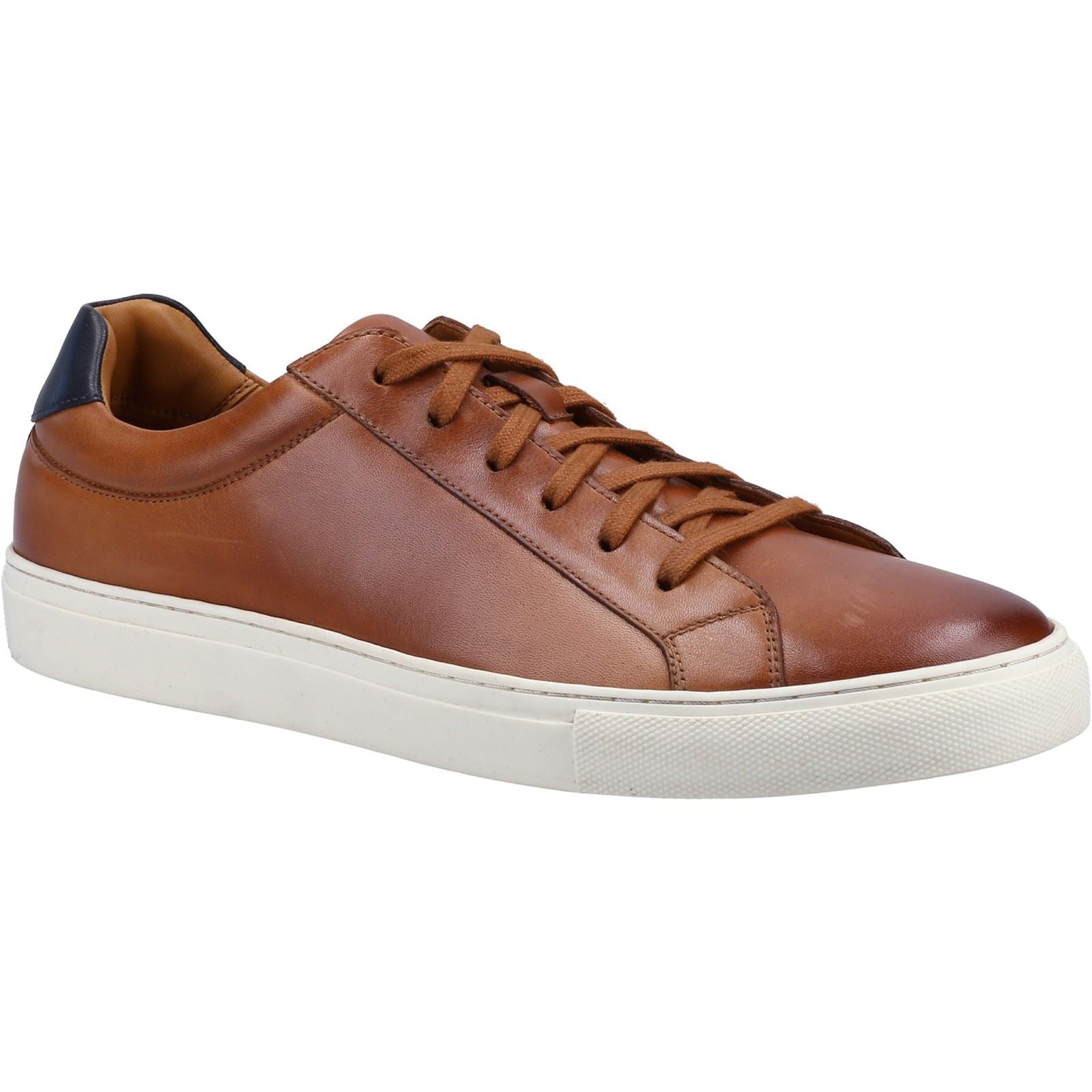 Hush Puppies Colton Sneakers Da Uomo In Pelle Color Cuoio