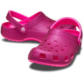 Crocs Classic Glitter Ciabatte Rosa Schiacciate In Termoplastica