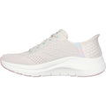 Skechers Arch Fit 2.0 Easy Chic Scarpe Da Ginnastica Donna In Tessuto Naturale/Rosa