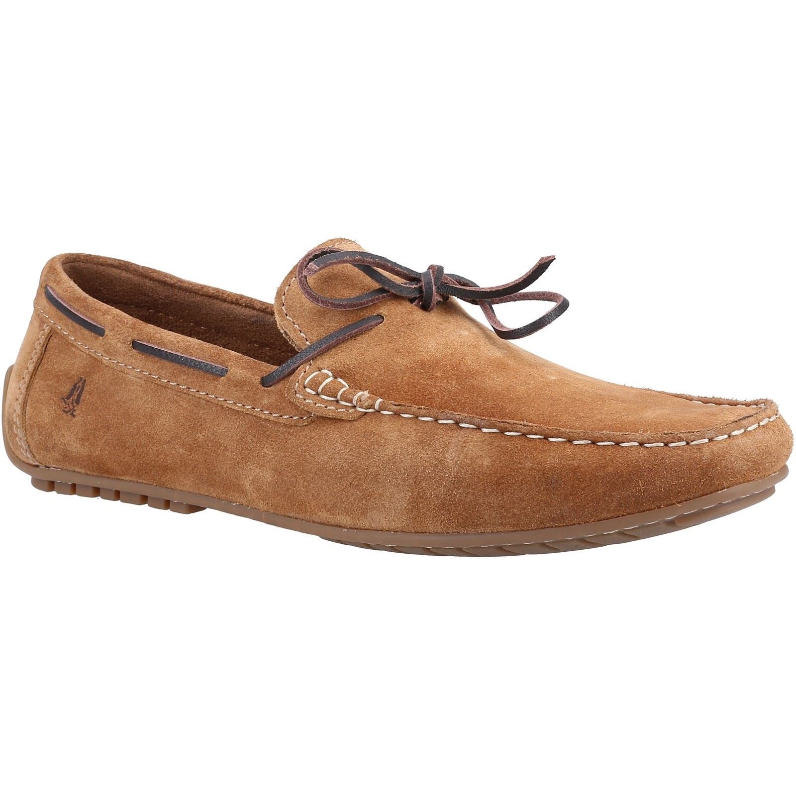 Hush Puppies Reuben Scarpe Da Barca In Camoscio Marrone Per Uomo