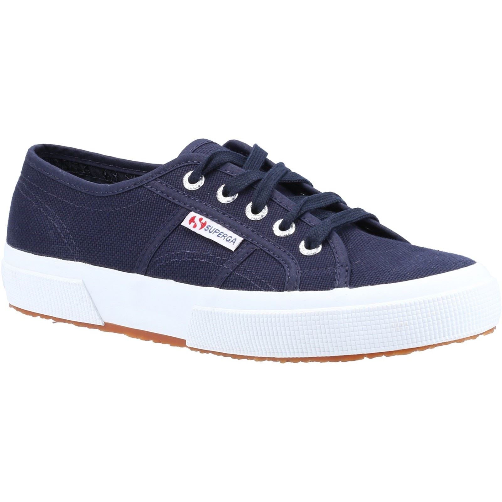 Superga 2750 Cotu Classic Sneakers Da Uomo In 100% Cotone Blu Marino/Bianco