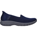 Skechers Reggae Fest 2.0 Guiding Sneakers Da Donna In Poliestere Blu Scuro