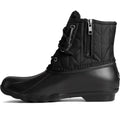 Sperry Saltwater SeaCycled RPET Stivali Da Pioggia Neri In Sintetico