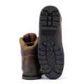 Timberland Euro Hiker Mid Lace Stivali Da Uomo In Pelle Marrone.