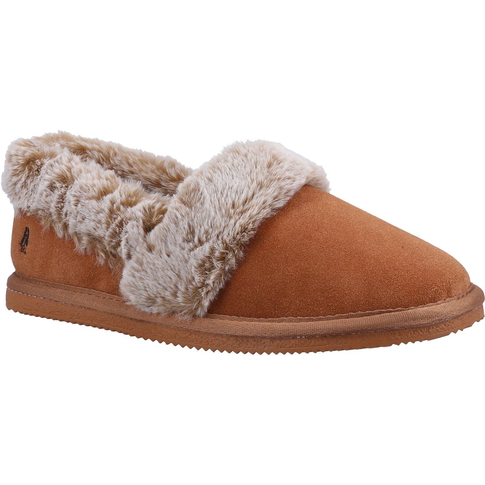 Hush Puppies Ariel Pantofole Da Donna In Camoscio Color Tan