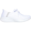 Skechers Ultra Flex 3.0 Brilliant Path Sneakers Bianche Da Donna In Tessuto