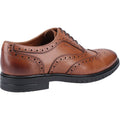 Hush Puppies Santiago Scarpe In Pelle Da Uomo Color Cuoio Con Lacci.