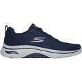 Skechers Go Walk Arch Fit 2.0 Idyllic Sneakers Da Uomo In Tessuto Blu Scuro