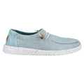 HEYDUDE Wendy Heathered Slub Tropical Mocassini Blu Da Donna