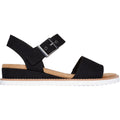 Skechers Desert Kiss Serendipitous Sandali Neri Da Donna In Poliestere