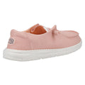 HEYDUDE Wendy Canvas Mocassini Rosa Da Donna Al 100% In Cotone