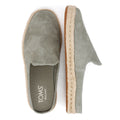 TOMS Santiago Ciabatte Da Uomo In Camoscio Grigio