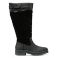 Barbour Oak Tall Stivali Da Donna In Pelle Scamosciata Neri