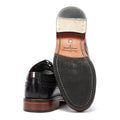 Ben Sherman Archie Brogue Scarpe Stringate In Pelle Da Uomo Nere