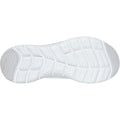 Skechers Flex Appeal 5.0 Fresh Touch Sneakers Da Donna In Pelle Bianca/Argento