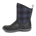Muck Boots Muckster II Mid Stivali Di Gomma A Quadri Neri/Grigi.