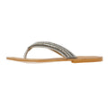 Tower London Metallic Bead Thong Sandali Argento Da Donna
