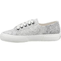 Superga 2730 Micro Faux Snake Sneakers Da Donna In Ecopelle Bianca Avorio/Nero Serpente