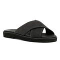 TOMS Mae Crossover Sandali Neri In Pelle Da Donna