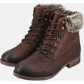 Hush Puppies Effie Stivali Marroni In Ecopelliccia Da Donna