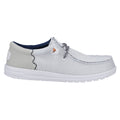 HEYDUDE Wally Funk Open Mesh Scarpe Da Barca Bianche Da Uomo