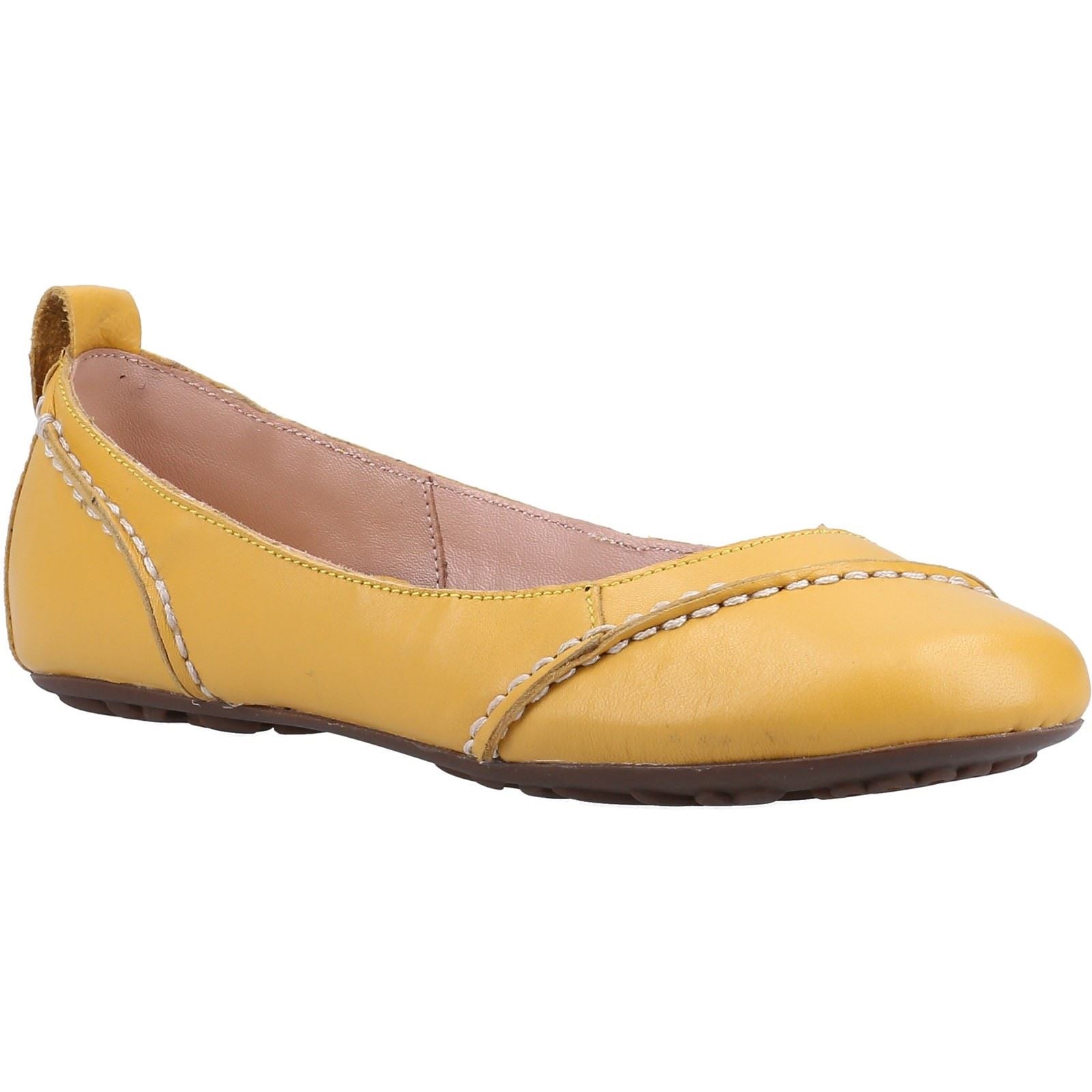 Hush Puppies Janessa Balletti Gialli In Pelle Da Donna
