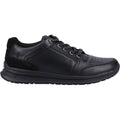 Hush Puppies Joseph Scarpe Stringate Nere Da Uomo In Pelle.