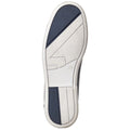 Base London Stern Scarpe Da Barca In Pelle Blu Scuro Da Uomo
