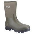 Cotswold Kensington Stivali In Gomma Verde In Pelle