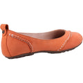 Hush Puppies Janessa Ballerine In Pelle Color Corallo Da Donna