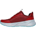 Skechers Edgeride Rekze Scarpe Da Ginnastica In Tessuto Da Uomo Bordeaux/Grigio