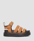Dr. Martens Blaire Tumbled Nubuck Sandali Marroni In Nabuk Per Donna