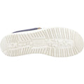 HEYDUDE Wally Coastline Scarpe Da Barca In Tessuto Blu Scuro Da Uomo