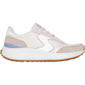 Skechers BLVD Retro Runner Sneakers Da Donna In Pelle Color Rosa Chiaro/Viola