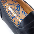 Base London Bruno Mocassini Neri In Pelle Da Uomo
