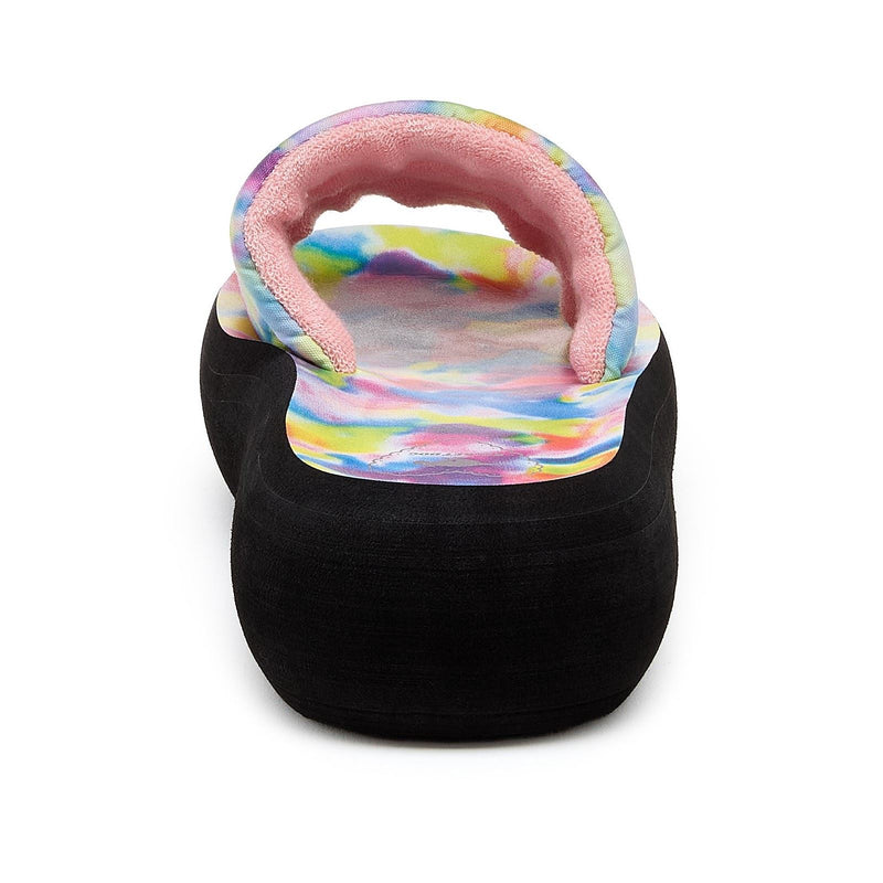 Rocket Dog Splash Loyal Tie Dye Sandali Da Donna Rosa/Multicolore In Tessuto