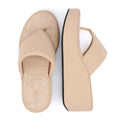 FitFlop Platfforms Wedge Sandali Beige Da Donna